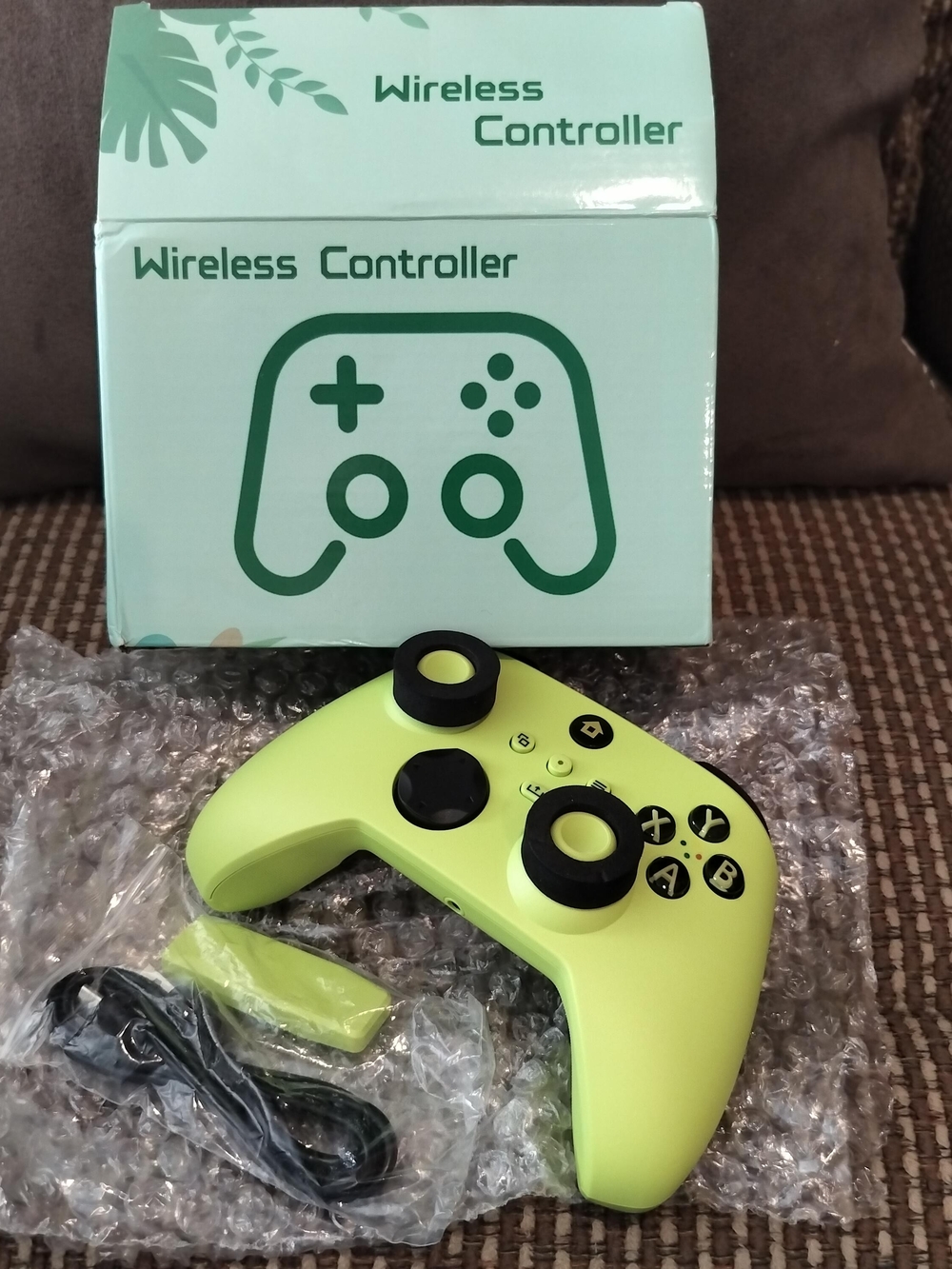 Wireless Gaming Controller - Green, For Xbox One, Xbox Series X/S And PC,Adapter